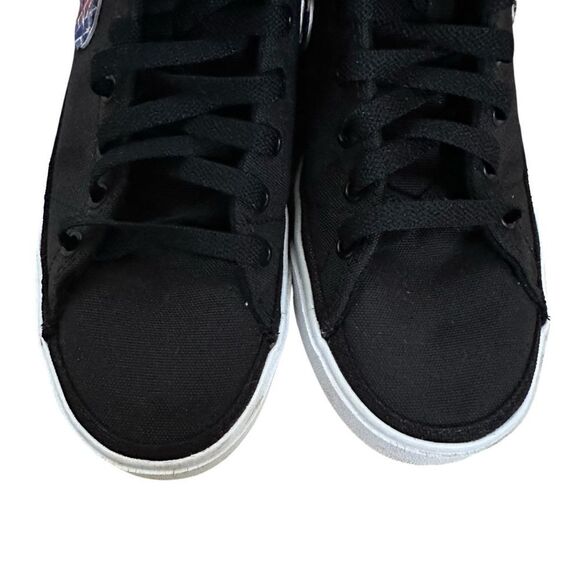 Nike Court Legacy Canvas Mid Black White shoes ~ Size 8 ~ DD0161-001 - Picture 8 of 9